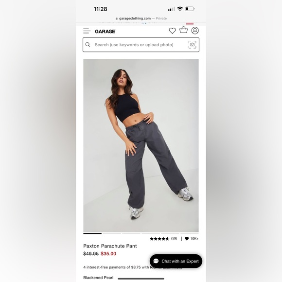 Garage Pants - Military green parachute pants!! I got them a while ago but never wore them out.